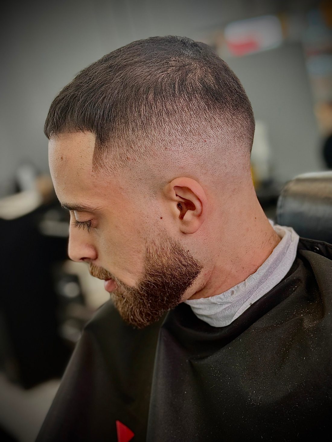 Skin fade with beard — PB11 cut